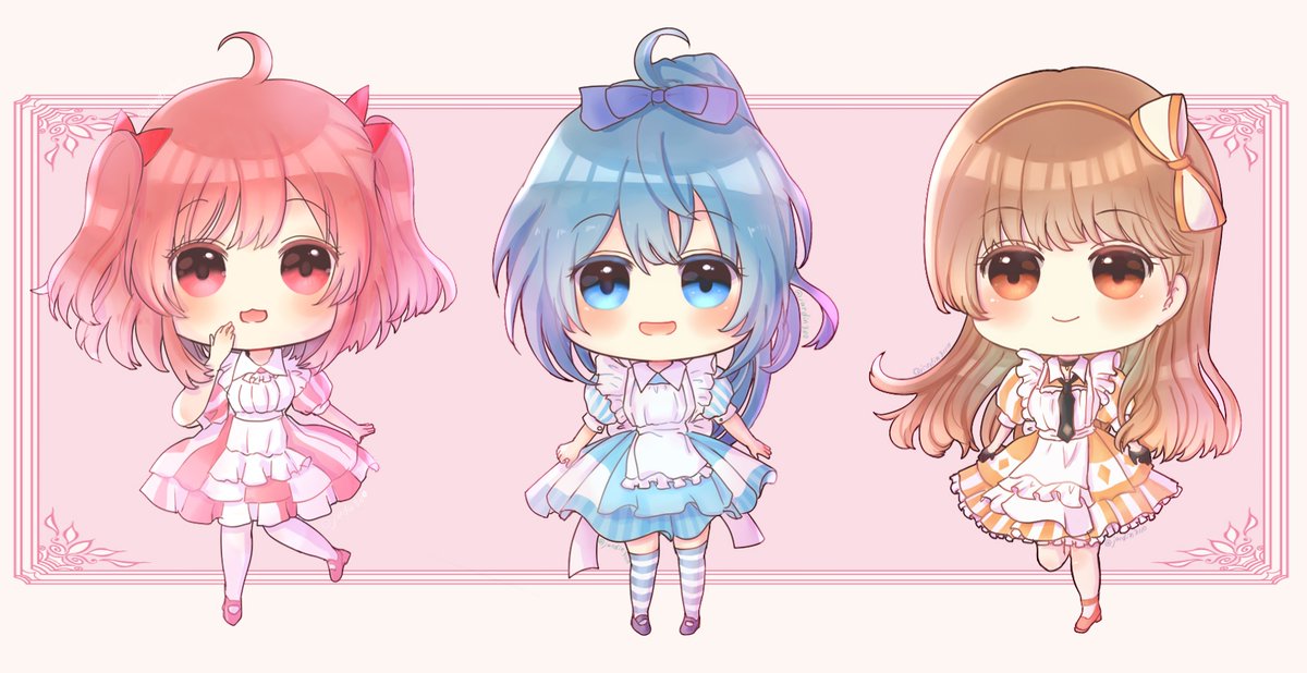からぴち女の子組（えとさん、のあさん、るなさん） #ぴちあーと #からぴち