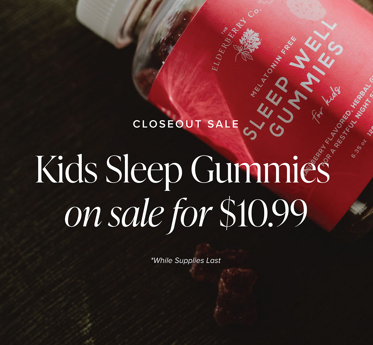 CLOSEOUT SALE! Kids Sleep Gummies have been marked down to $10.99! While supplies last.

Shop here: bit.ly/3LkCMlX