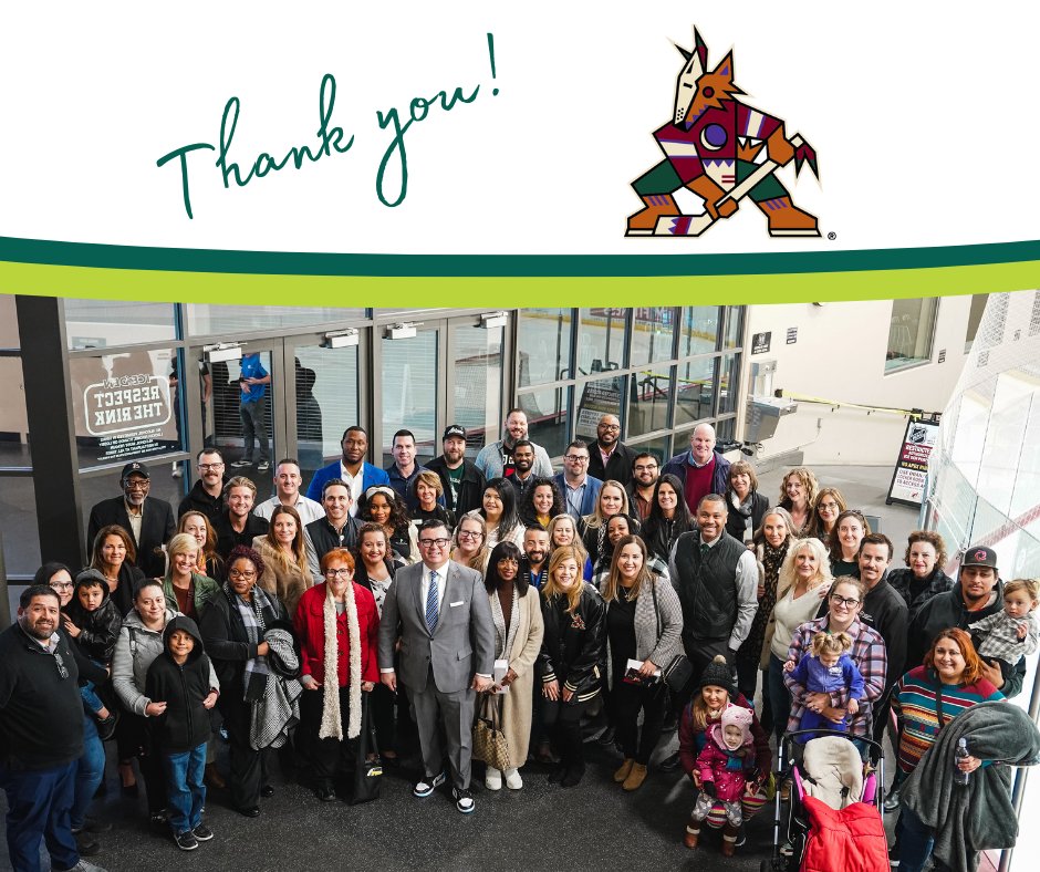 Thank you, @ArizonaCoyotes, for supporting the children and youth residing at A New Leaf’s La Mesita campus to break the poverty cycle, grow and succeed academically, socially, and emotionally, and have fun with peers!