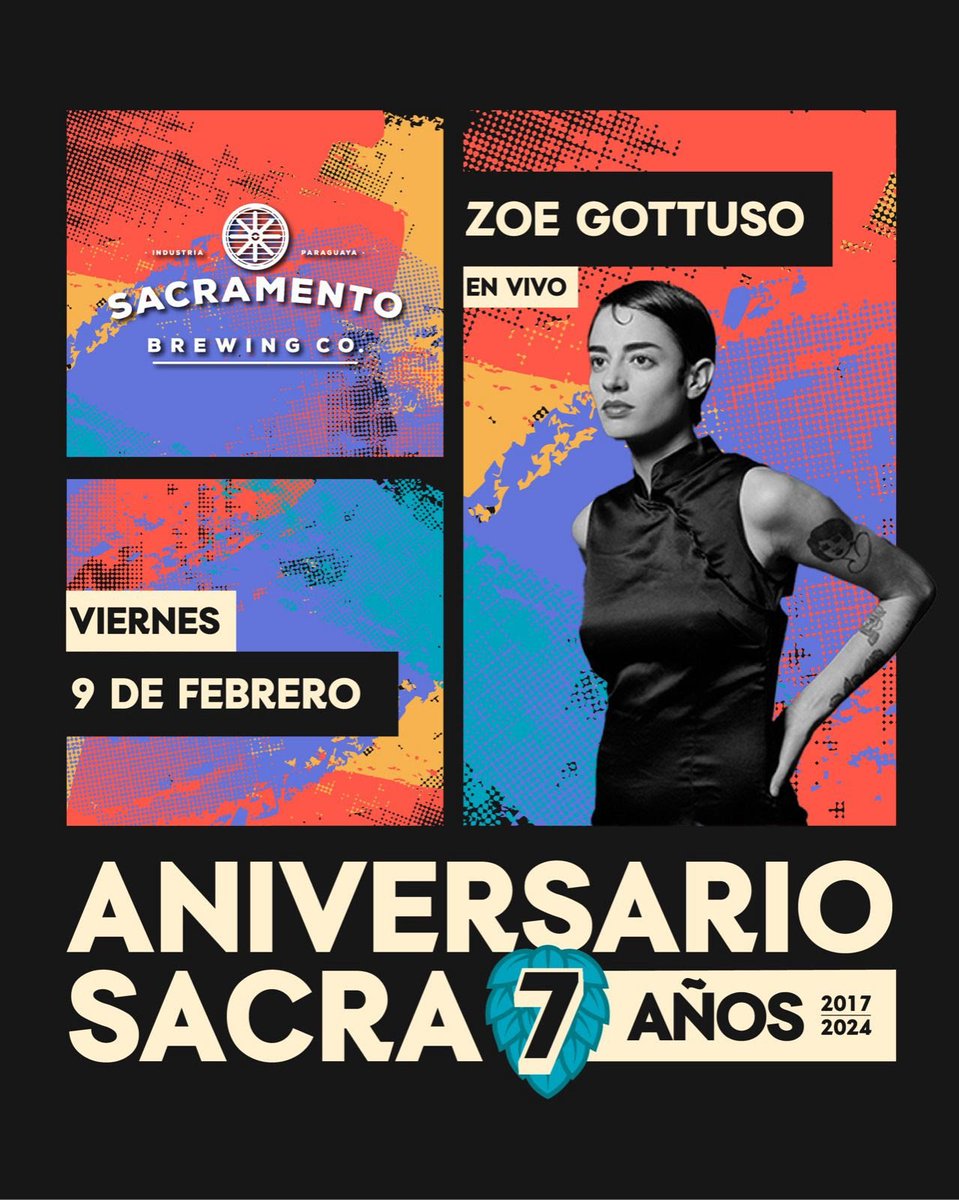 El viernes 9 e febrero <a href="/ZoeGotusso/">Camionera</a> se presenta en <a href="/SacramentoBrewC/">SACRAMENTO</a> . 🎶🔥🎊 
Entradas a la venta en <a href="/TicketeaPy/">Ticketea Paraguay</a> ‼️