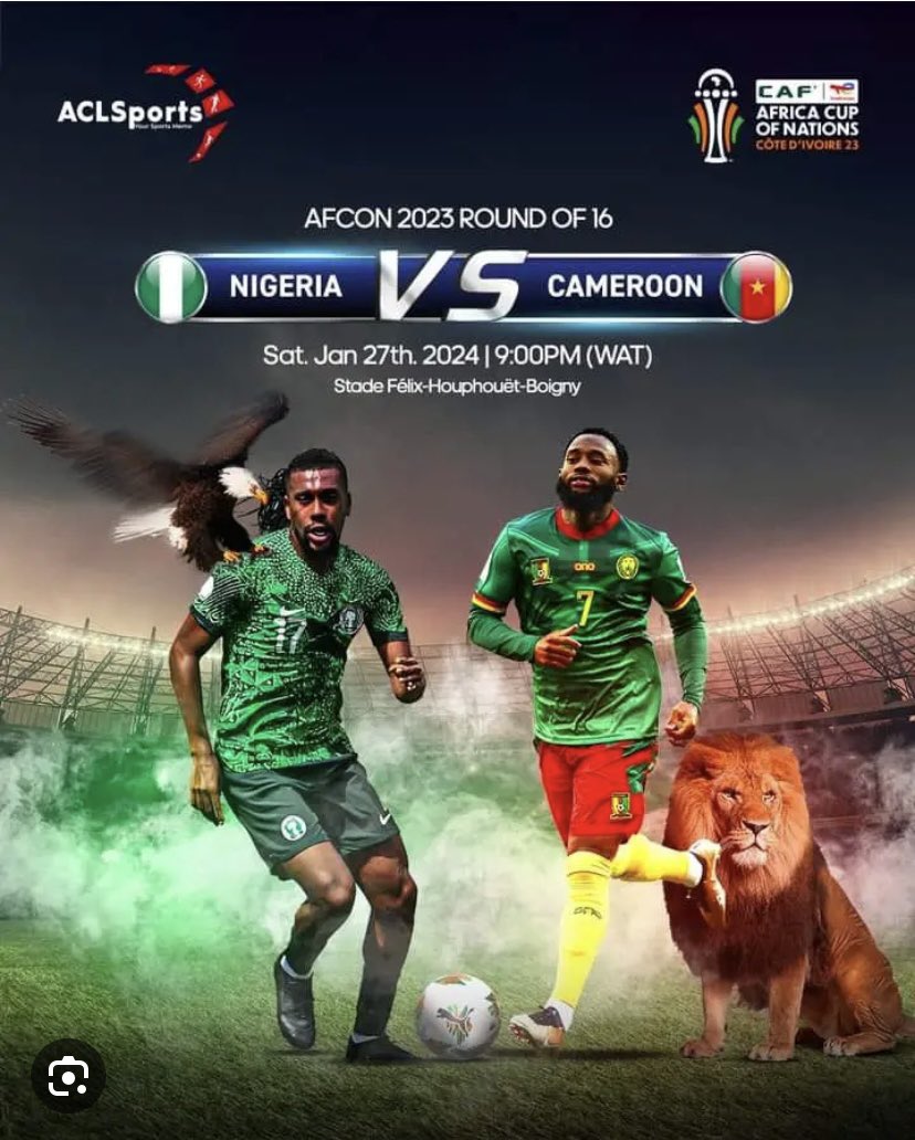 As Nigeria takes on Cameroon in the round of 16 #AFCON2023   today 

Who are you banking on to progress to the quarter final..#nigeriavscameroon #Osimhen