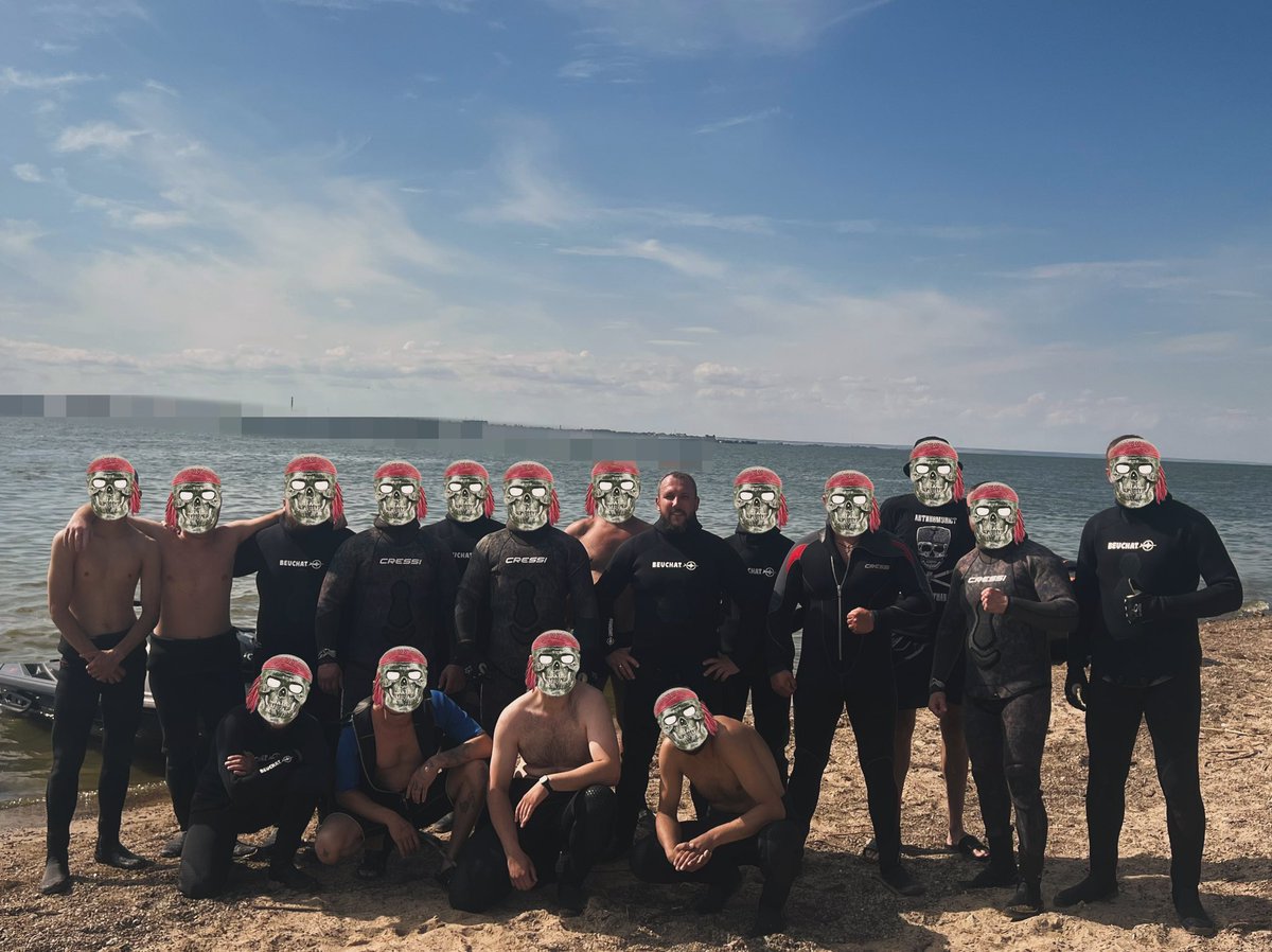 DmytroLinko's tweet photo. The battle for the Black Sea continues.

In the absence of the Ukrainian Navy, you have to fantasize and improvise. This makes this battle even more interesting and bright.

Our national liberation war breaks stereotypes and creates new trends. https://t.co/P1D2kVAF2n