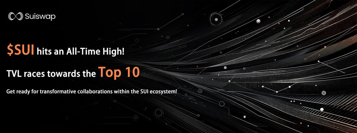 GM SuiSwap Family! With $SUI hitting an all-time high and its TVL racing towards the top 10 position, we are excited for the bright future ahead of the entire #SUI ecosystem🚀 We can't wait to announce some exciting collaborations we are working on within the SUI ecosystem,…