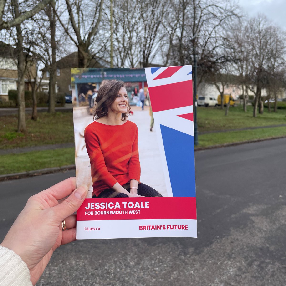 Our leafleting in Kinson this morning 🙌🌹
