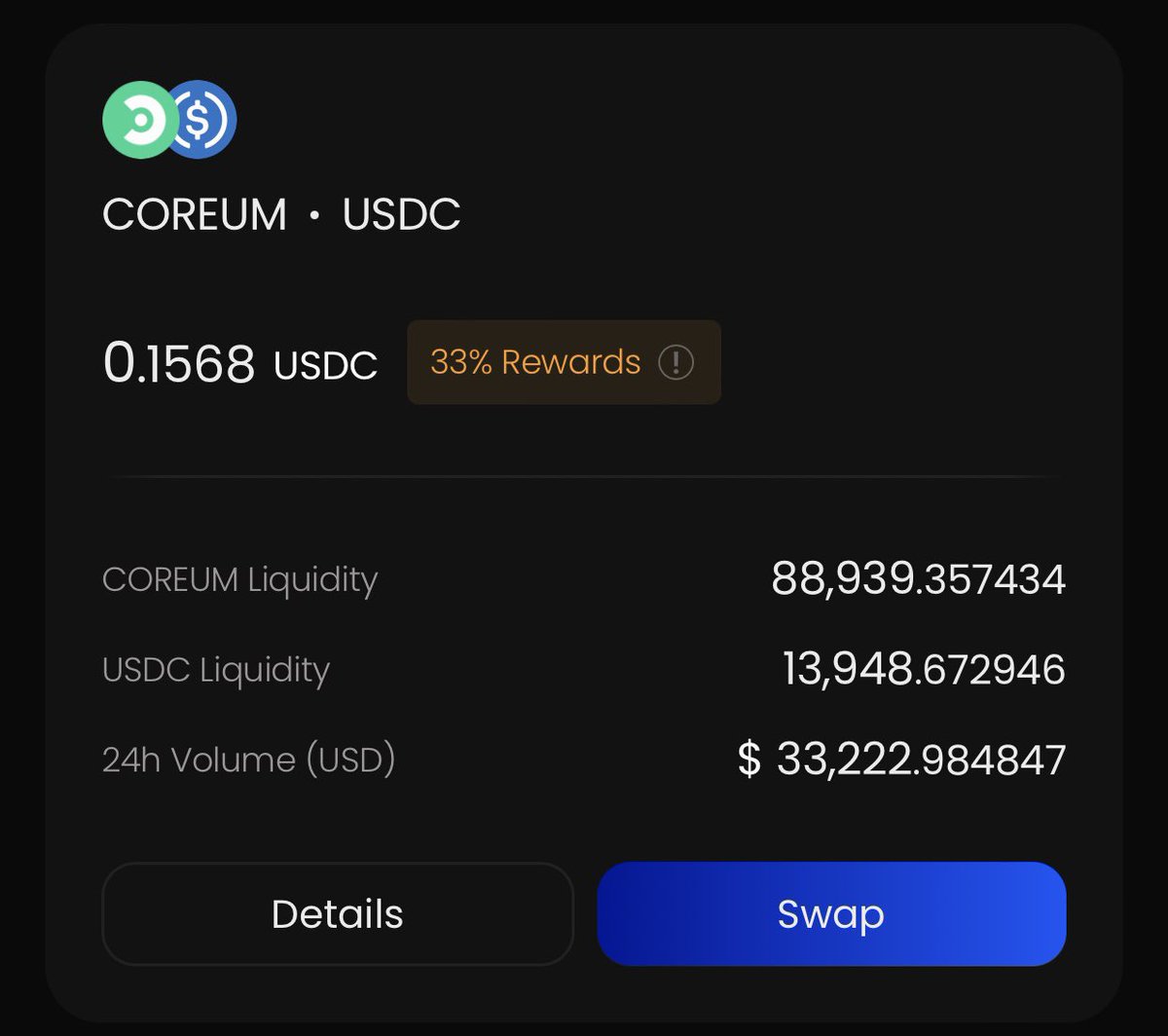 YoungBrendo's tweet image. Extremely impressed with @pulsara_io #DAX. Not only is it the cleanest in the game, but it allows instant unbonding of LP’s 👏 
#BuildOnCoreum