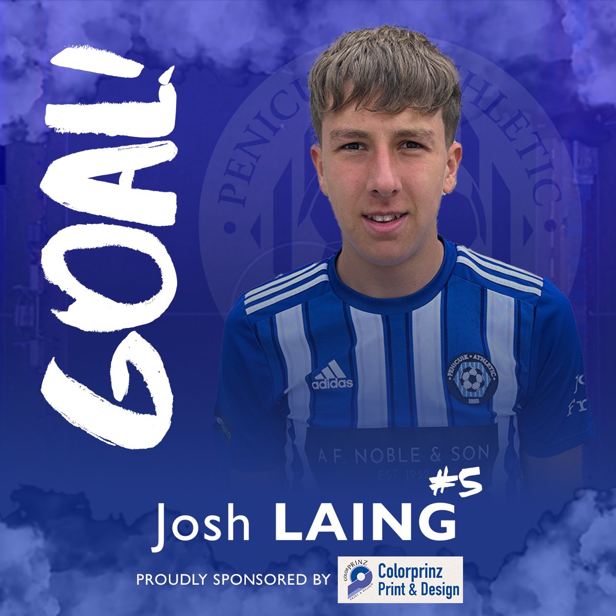 3’ | ⚽️ GOAL! We have the lead and it’s a first goal for the Cuikie for Josh LAING! A free kick is delivered and our #5 heads home!

Penicuik Athletic 🔵 1-0 🔴 Tynecastle