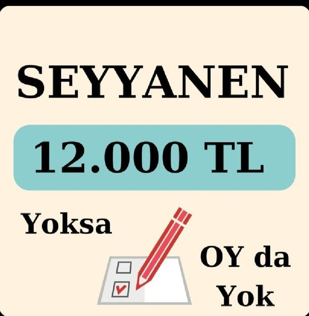 @Dagdelennnnnnn #EmekliSeyyanen12binİstiyor
 #3600EkGöstergeMeclise 
#SeyyanenZam