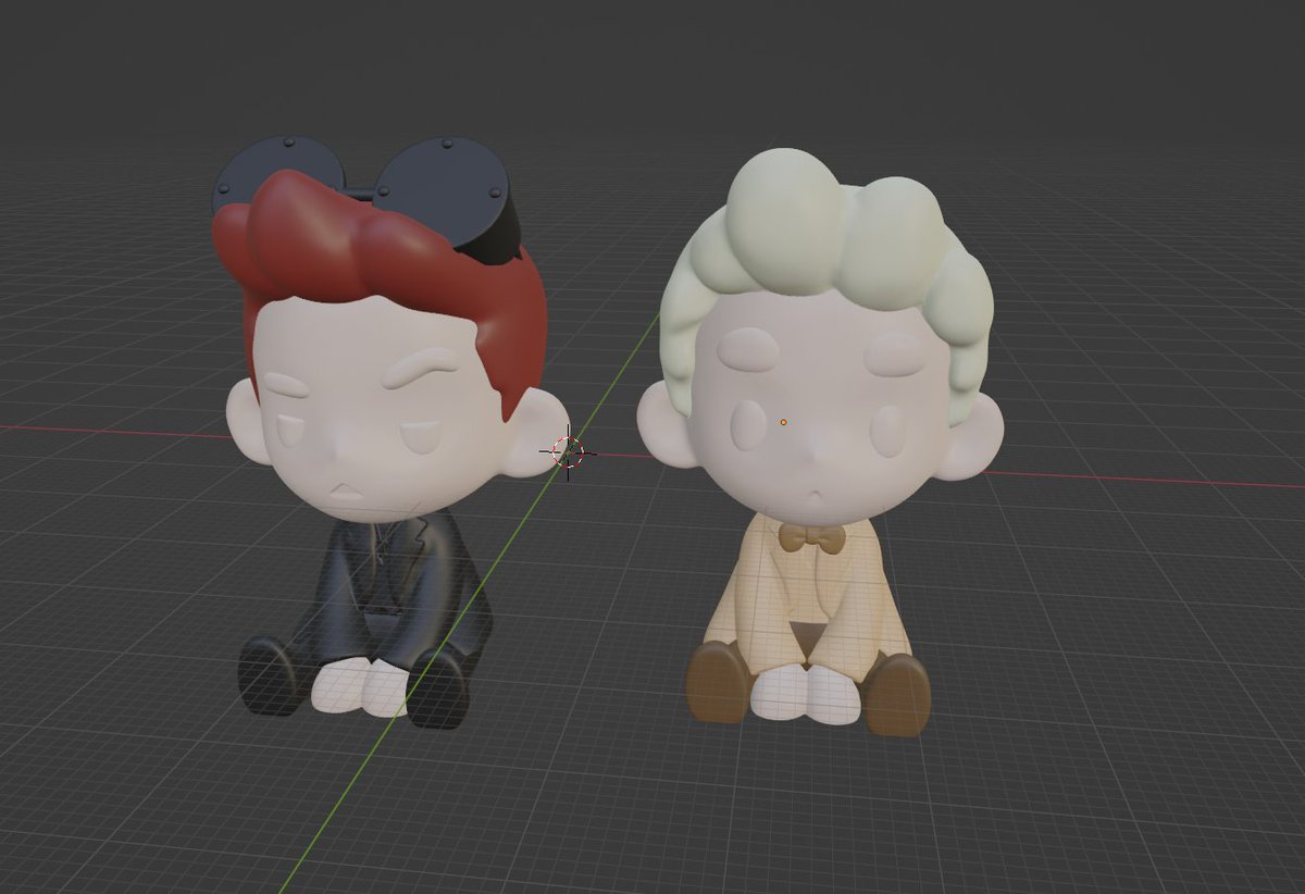 chocobavanilla's tweet image. 다끗낫으니까 올려봅니다
크롤아지 피규어 모델링...