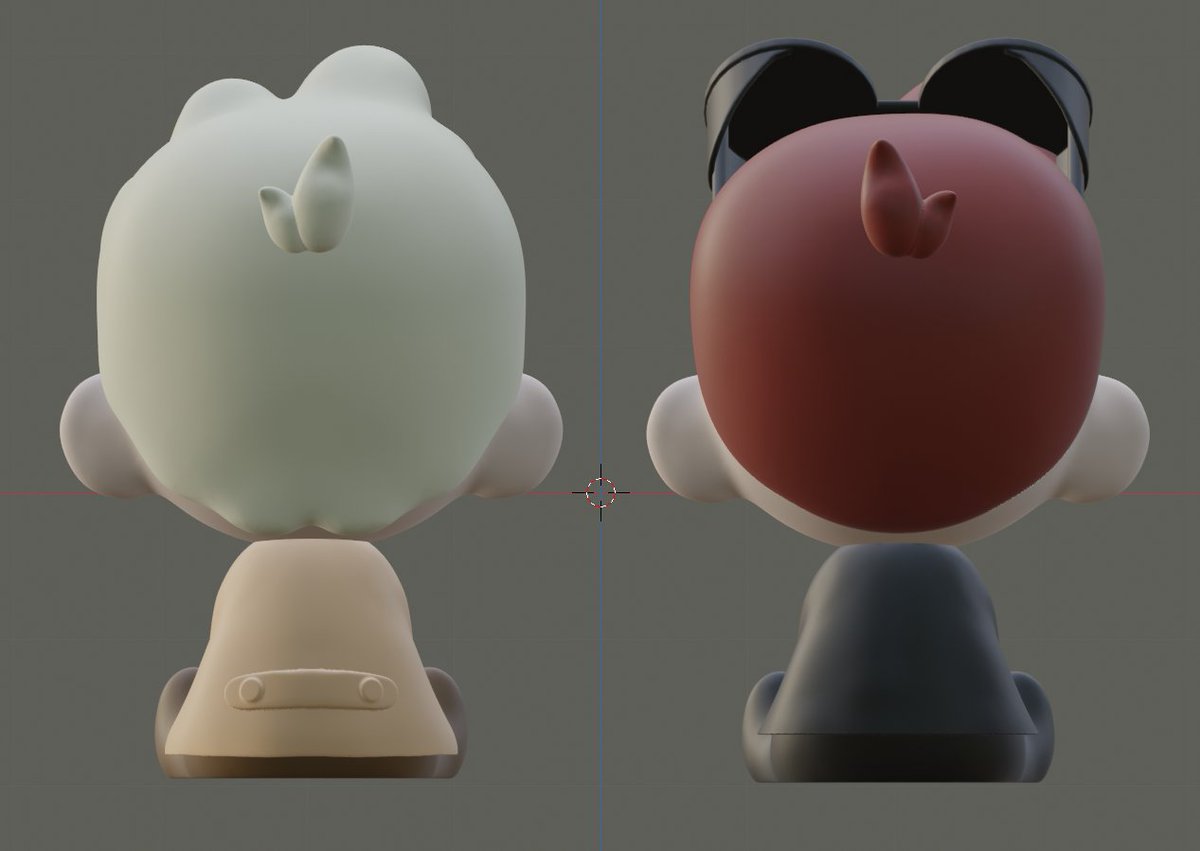 chocobavanilla's tweet image. 다끗낫으니까 올려봅니다
크롤아지 피규어 모델링...