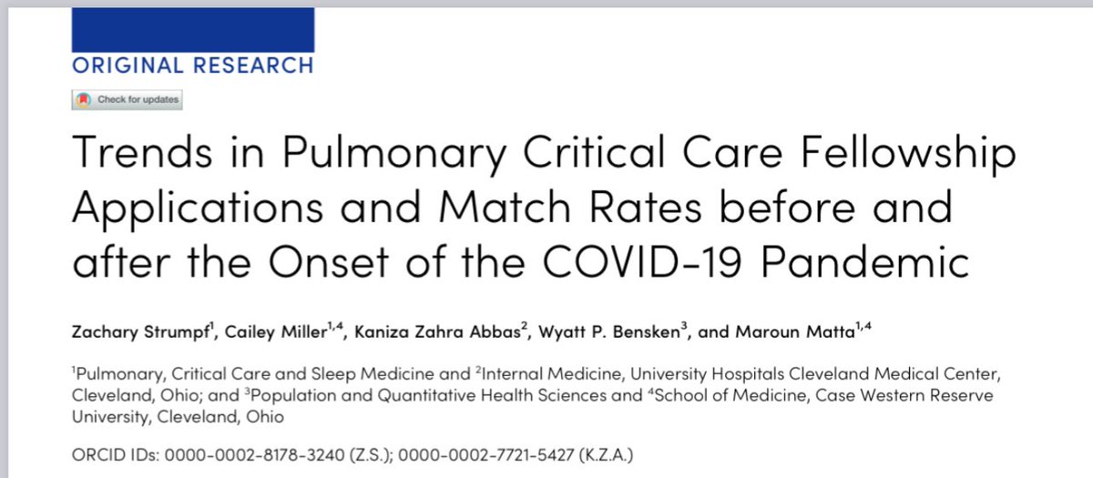Zach Strumpf (@zstrumpfmd) on Twitter photo Great to see our work on PCCM fellowship trends now in press <a href="/ATSScholar/">ATS Scholar</a>! Continued analysis will help ensure a robust and diverse PCCM workforce for the future πͺ. tinyurl.com/zstrumpf Also happy to join the 2 other recent articles from <a href="/pallsharms/">Pallavi Sharma</a> <a href="/UHPulmCrit/">UH PCCM Fellowship</a> π. <a href="/ATSMedEd/">ATS Section on #MedEd</a> Great to see our work on PCCM fellowship trends now in press <a href="/ATSScholar/">ATS Scholar</a>! Continued analysis will help ensure a robust and diverse PCCM workforce for the future πͺ. tinyurl.com/zstrumpf Also happy to join the 2 other recent articles from <a href="/pallsharms/">Pallavi Sharma</a> <a href="/UHPulmCrit/">UH PCCM Fellowship</a> π. <a href="/ATSMedEd/">ATS Section on #MedEd</a>