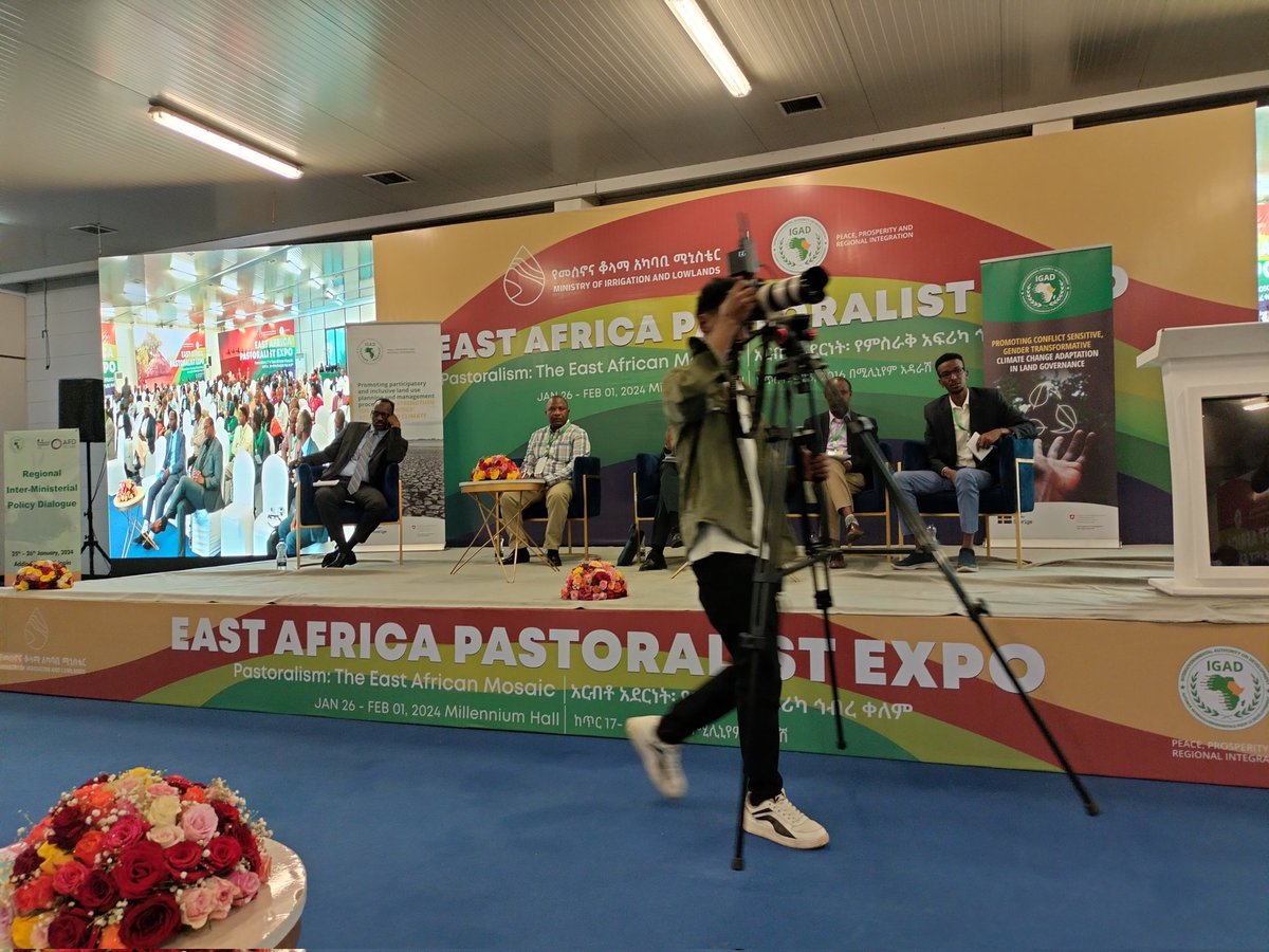 The East Africa Pastrolism Expo: Supporting and nurturing pastoral land governance, 
heritage and indigenous practices in a dynamic economic and political environment was the center of today's discussion in Addis Ababa-Ethiopia