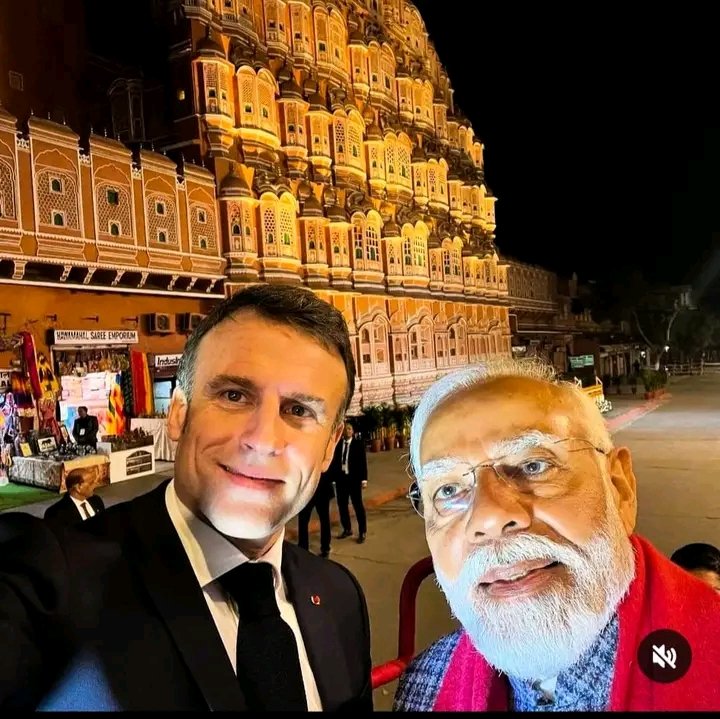 Incredible moment for Jaipur 
<a href="/narendramodi/">Narendra Modi</a> <a href="/BJP4India/">BJP</a> <a href="/EmmanuelMacron/">Emmanuel Macron</a>