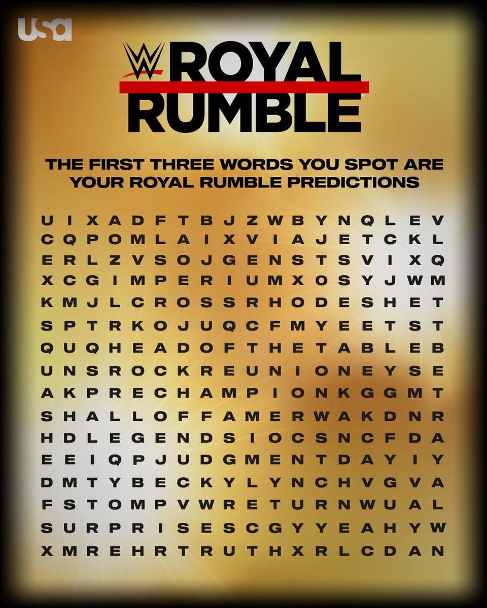 We saw Surprises, Punk, and Legends! Excited to see what goes down at the #RoyalRumble!