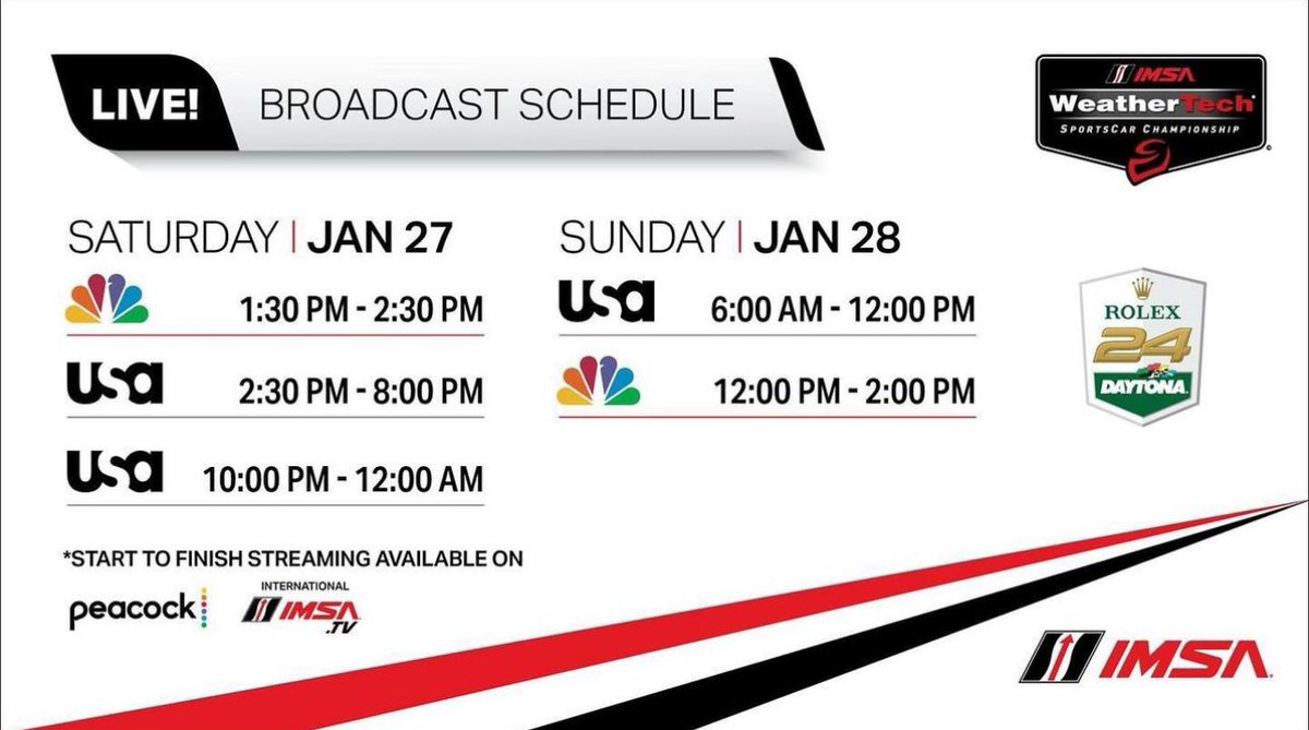 Risi Competizione (@risicomp) on Twitter photo It’s race day Risi Fans! Tune in today at 1:40pm ET to watch #62 and the team battle it out for the 62nd Rolex 24 at @daytona 🏁
Behind the wheel at start will be <a href="/danielserra/">Daniel Serra</a> It’s race day Risi Fans! Tune in today at 1:40pm ET to watch #62 and the team battle it out for the 62nd Rolex 24 at @daytona 🏁
Behind the wheel at start will be <a href="/danielserra/">Daniel Serra</a>