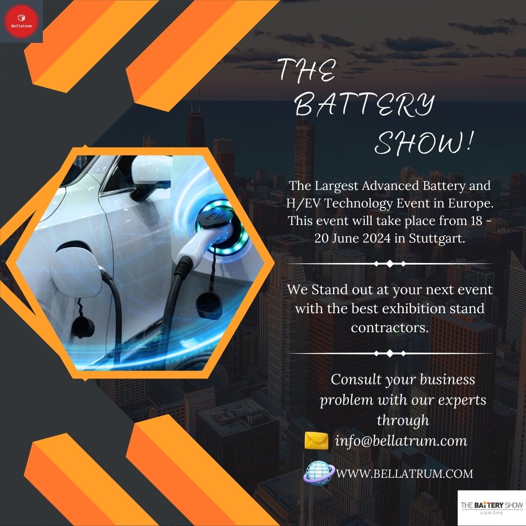bellatrum0321's tweet image. The Battery Show 2024 is the advanced battery &amp;amp; H/EV technology community. 
Consult your business problems with our experts through info@bellatrum.com
You can visit our website also at bellatrum.com

#tradefair
#standcontractor
#exhibitionboothbuilder
#business