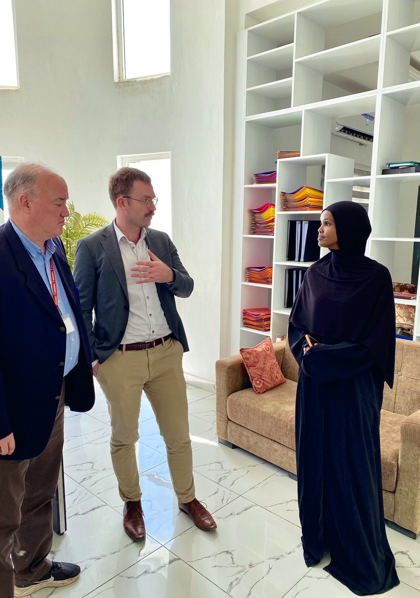 Thrilled to host @NorwayInSomalia Charge D’Affairs Mr. Carsten Carlsen & Head of Development Cooperation Mr. Erling Hess at our head office in #Mogadishu 2 kick off our new cooperation for #Somalia 🇳🇴🇸🇴🤝🏾 Our partnership will advance #WPS #CivicParticipation & #InclusivePeace