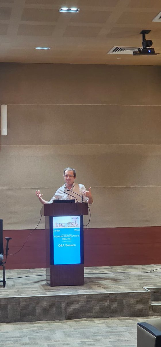GlobalSurgeryI1's tweet image. Prof @rupert_pearse presenting the emergence of the @PenguinRct at the @TMCKolkata investigators meeting