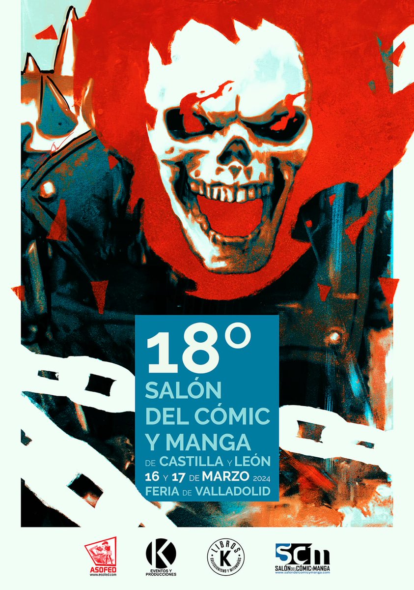 XVIII <a href="/saloncymcyl/">Salón del Cómic y Manga CYL</a> el mayor evento cultural, lúdico-juvenil de Castilla y León. 16 y 17 de marzo. Os esperamos <a href="/infoVLL/">Turismo Valladolid</a> <a href="/CyLEsVida/">Turismo Castilla y León</a> <a href="/turvalladolid/">Turismo Valladolid</a> <a href="/mlalanda/">Mónica Lalanda</a> <a href="/EventosMonica/">MónicaKEventos</a>