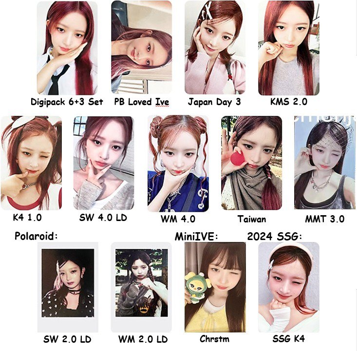 Wishlist (WTB REI)

⭕Still looking  ✅Found

⭕ REI Digipack 6+3 Set
⭕ REI PB Loved Ive
⭕ REI Japan Day3
⭕ REI KMS 2.0
⭕ REI K4 1.0
⭕ REI SW 4.0 LD
⭕ REI WM 4.0

Prefer market price &amp; from peachygo

dm your price to me!

<a href="/PasarIve/">PASAR IVE</a> #pasarive #ive #pasarkpop