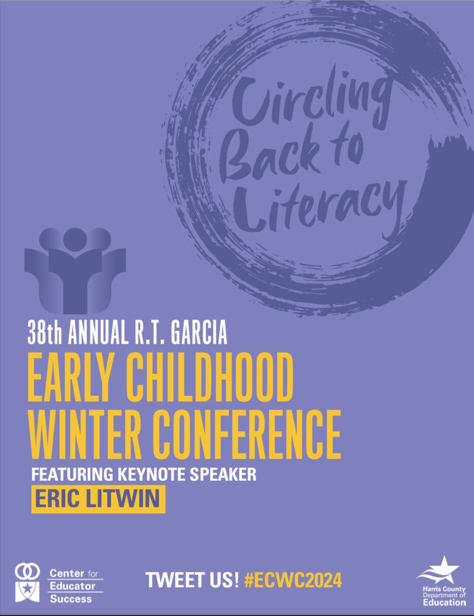 So excited to attend the <a href="/HCDEtx/">Harris County Department of Education</a> Early Childhood Winter Conference. 

#ECWC2024