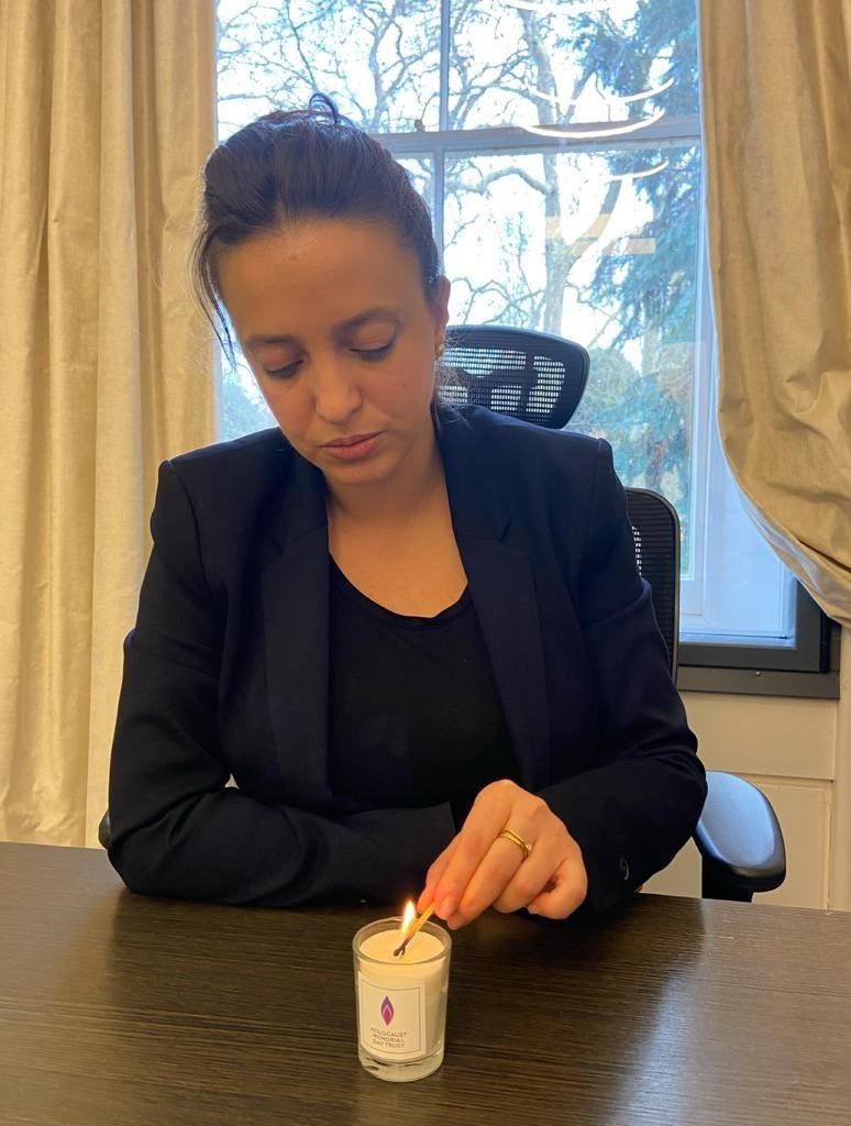 This #HolocaustMemorialDay, I light a candle in memory of the six million Jewish people murdered during the Holocaust.
We cannot abandon the promise #neveragain, a promise more pertinent than ever following Hamas's terror attack on Oct 7th. #LightTheDarkness