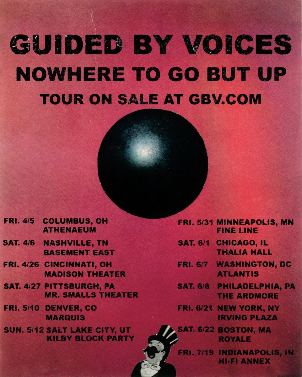 THE CLUB IS OPEN! Tickets for 2024 tour dates are on sale now. Get yours before they sell out at gbv.com/tour!