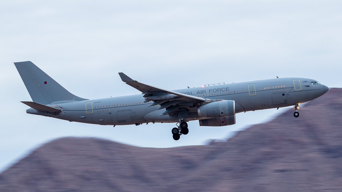 RAF Tanker, panned at 1/30!

#PlaneSpotting #RAF #avgeek #Avilation #NKAWTG #photography #photooftheday #AviationPhotography #Nellis #RedFLag