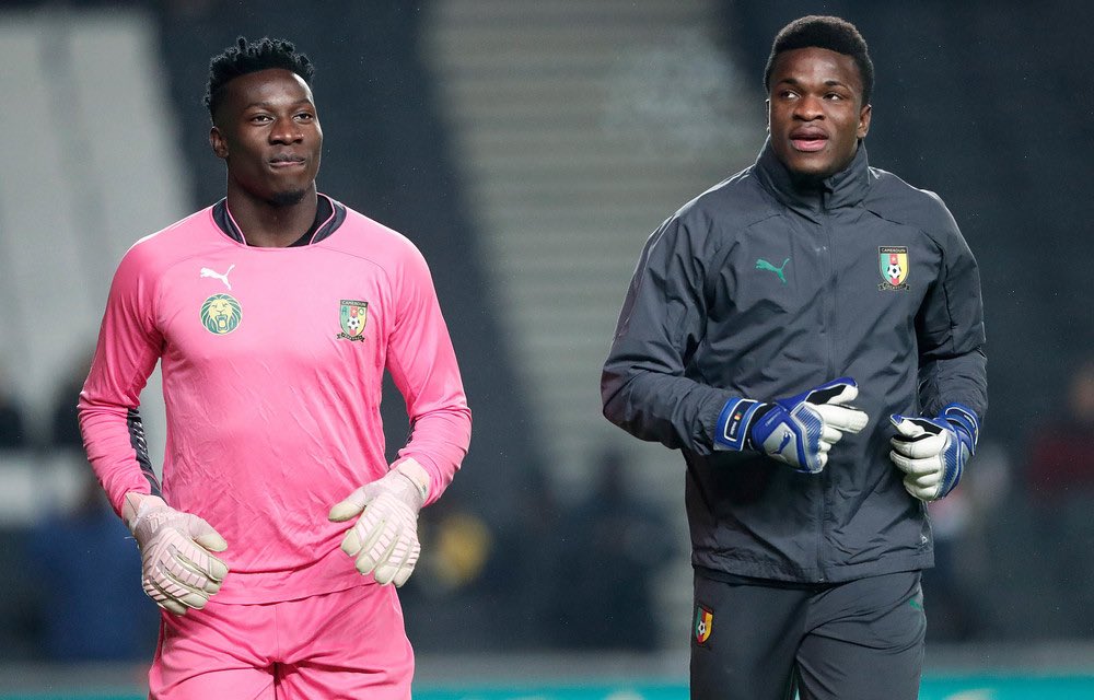 Fabrice Ondoa starts in goal for Cameroon 🇨🇲 against archrivals Nigeria 🇳🇬 ahead of his cousin André Onana.