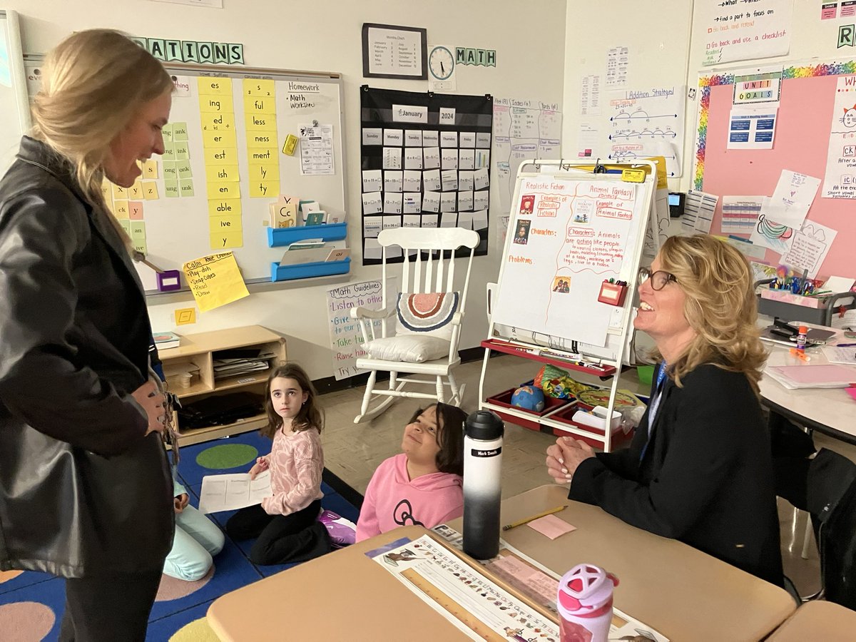 All smiles! Thanks for visiting, Dr. McGann! <a href="/FlemRarSchools/">FlemRarSchools</a> <a href="/RobertHunterES/">Robert Hunter</a>