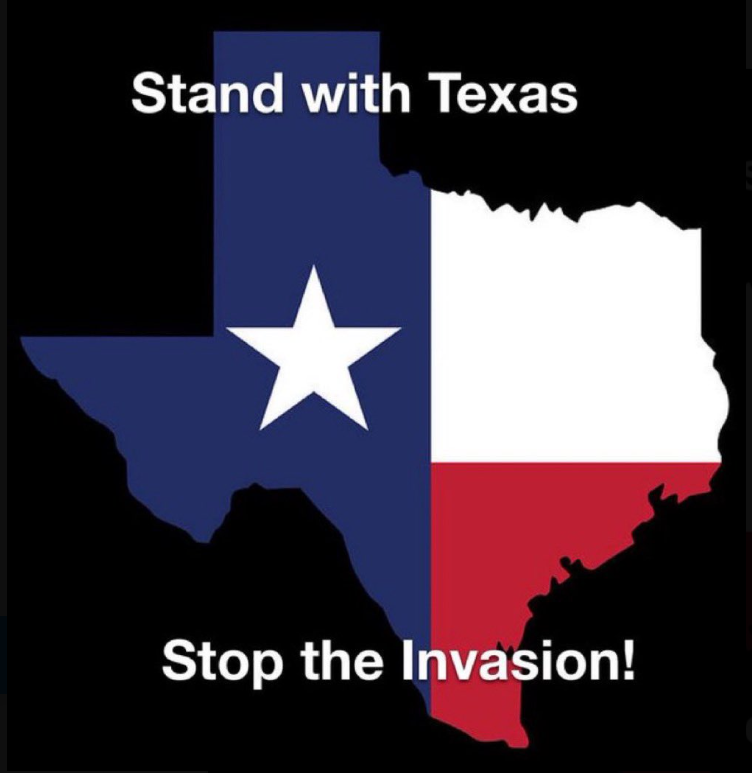 DonnaDee5496's tweet photo. And not just Governors. Congress and those running for office need to STAND WITH TEXAS. Because this is not a border problem. It is an AMERICAN problem!
#StandWithAbbott #BorderCrisis #BorderInvasion https://t.co/zE0xEUWcN5