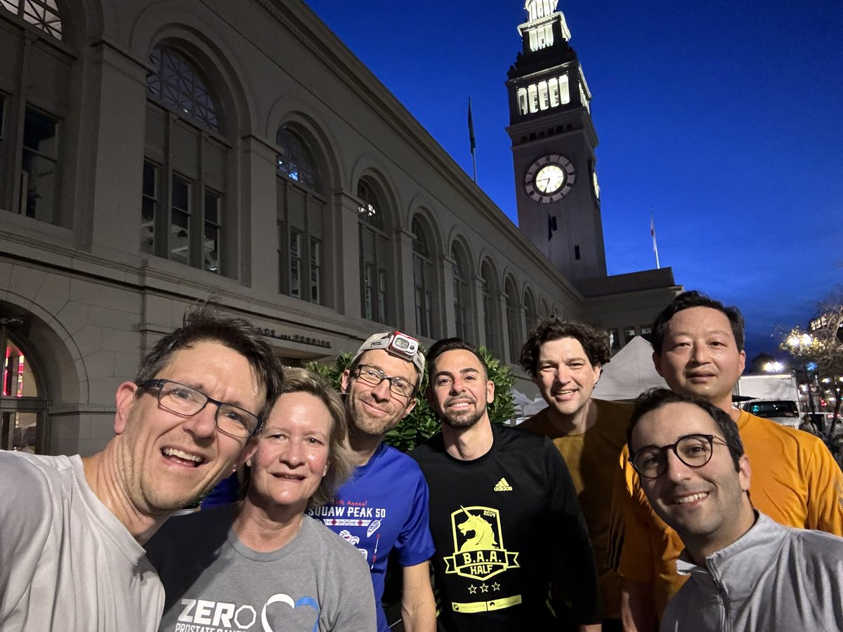 An AM run was a great way to start the final day of #GU24 @ASCO with @maughanonc @OAlhalabiMD @HyungLKim @MichaelPalliola Naomi Haas - looking forward to a run at the best conference! Maybe @montypal or @DrChoueiri will join!