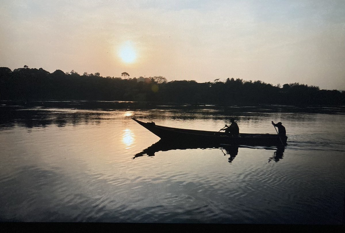 Picture of the day. Heavy rain this morning so we could not do home visits in Masese. But we did have a lovely evening drink by the Nile.