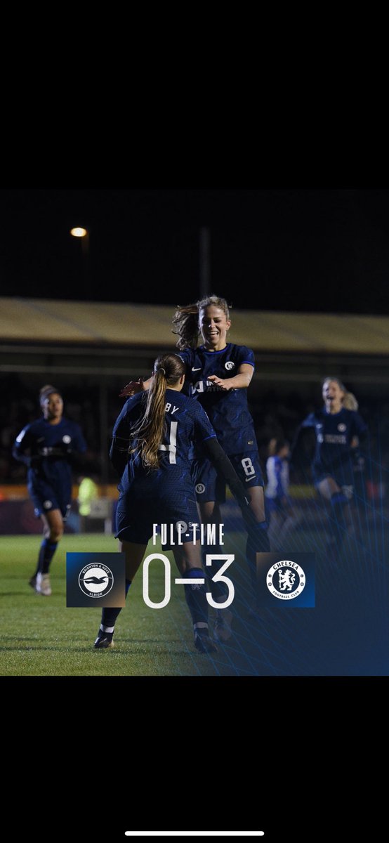 Brilliant game‼️ Glad to see Fran putting her name back on the scoresheet and another LJ masterclass. Who’s your POTM? 
#WSL #BHAFC #CWFC #BHACHE