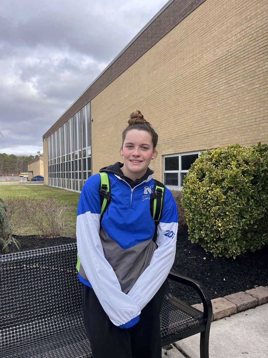 Sound the Alarms!!🚨🚨 Maddie just shattered another record--100 Back, previous owner was the great Danielle Caruso(Northern's Most Decorated Swimmer).
Congratulations Maddie!!