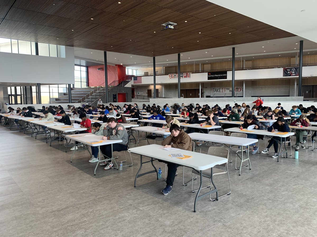 RockwallACDEC's tweet photo. Region X Regional Competition is almost finished! One test to go! @AcadecTx https://t.co/MvByxT5uTI