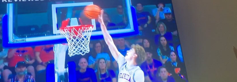 BIODAWGSPORTBOI's tweet photo. What’s also incredible is that the offensive goaltending call was likely correct. That ball is still 110% over the cylinder. You go back and review it and somehow find indisputable evidence it was not. I simply do not see how that was overturned. @SECOfficiating @UGASPIKESQUAD @BracketNky @UGAHoopsMafia @JBRBracketology @CBKReport @GrahamCoffeyDC @jontweetssports If y’all agree Help blow this up I at least think we deserve an explanation.