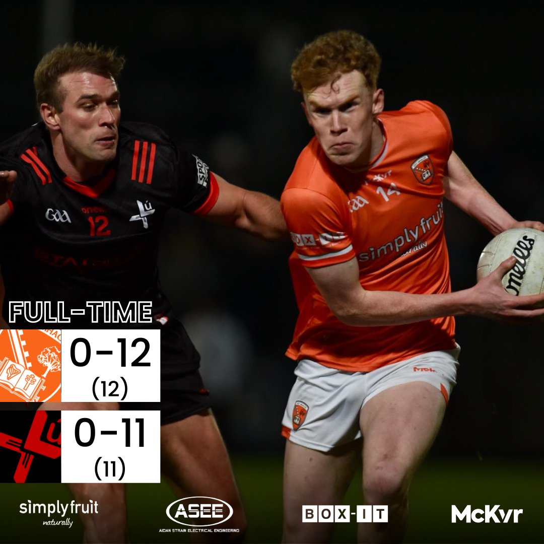 Allianz Football League, Round 1

Full-Time: ⬇️ 

#ArdMhachaAbú