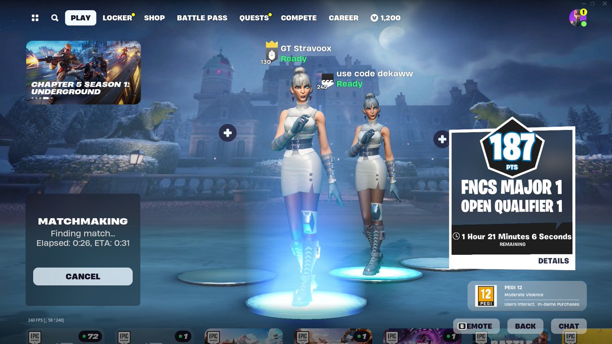 Qualed for R3 w/ @dekawws 

<a href="/GrandTenacy/">Grand Tenacy</a>