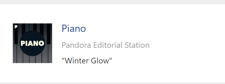🩵🩵🩵@Pandora @pandoraAMP 🕯️❄️Winter Glow 🕯️❄️now added to this 645K Listener 'PIANO' 🎹Editorial Station 🙏 Pandora Wellness 🙏also @Identity_Music_ & 🪄Producer @3kstatic 🎧⤵️ pandora.app.link/iy2KAQrXHGb