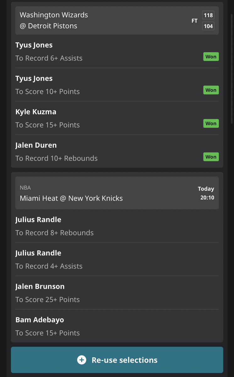 FIRST HALF OF THE BUILDER LANDS💥🏀

On to the next🤞

#nba #nbaprizepicks