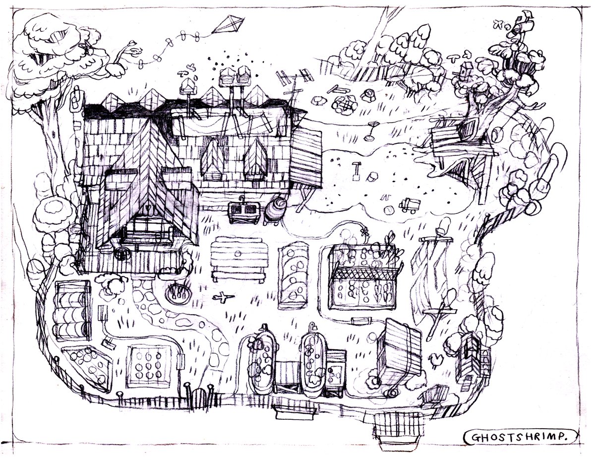 realghostshrimp's tweet photo. My explorations of Cecil's house, riffing off a design by the champ Sylvain Marc !!!

Escape From Hat vis dev for @happyproduct and @LipComarella from the Netflix Feature graveyard!!!

LOTS more on my website https://t.co/frhN2WL8Xe

#escapefromhat #visdev #animation #netflix https://t.co/RSDiSqqQK8