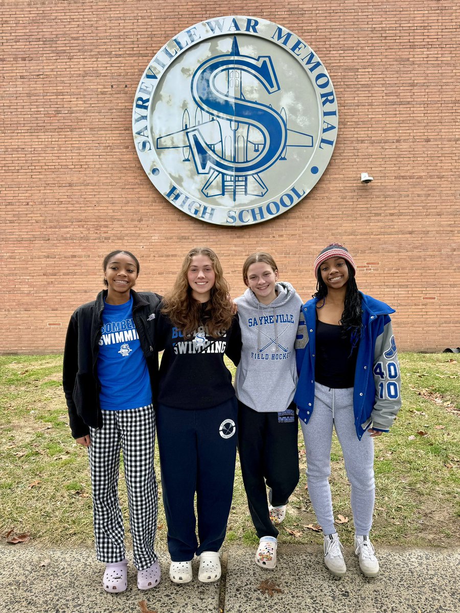 SWMHSSwim's tweet photo. NEW SCHOOL RECORD! 
.
.
.
Congratulations to Morgan Koonce, Olivia Charmello, Caroline Astarita, and Kailyn Koonce for breaking the 200 freestyle relay record from 2011 with a time 1:50.07. @swmhsbombers @SWMHSAthletics @Sayrevillek12 https://t.co/v9vGi7mbiQ