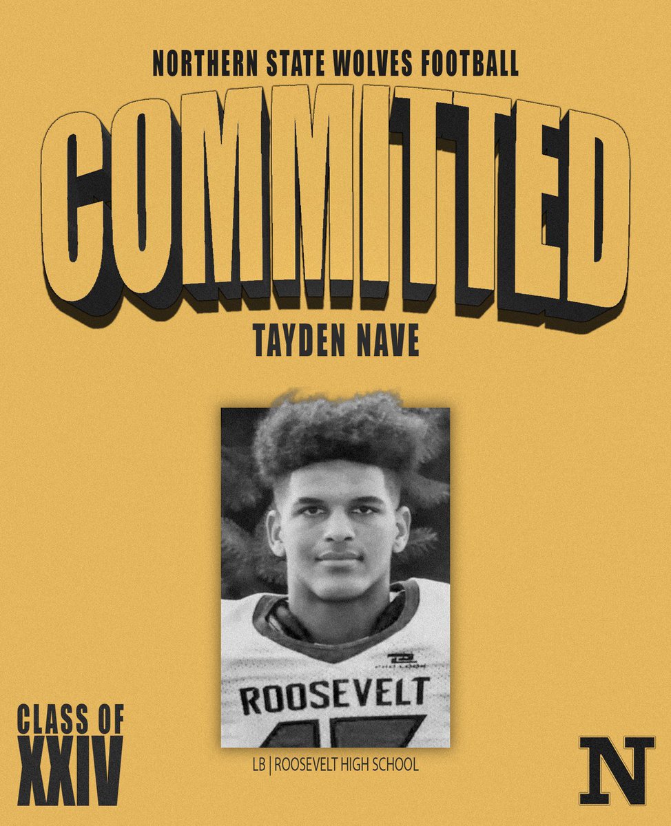Proud to announce my commitment at Northern State! Thanks to all my coaches and family for this opportunity.
