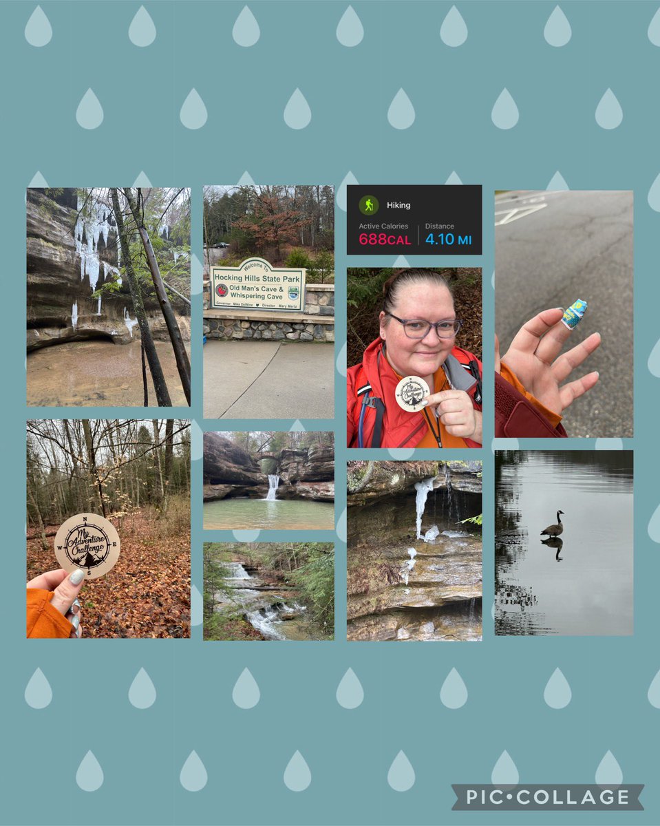 thathikerchic's tweet photo. Two more hikes and 5.2 miles towards the #thehikers365 challenge. Hocking Hills State Park and Clear Creek Metro Park! #myadventurechallenge #conquerthemountain @CbusMetroParks @OHStateParks https://t.co/0eWHn2lyia