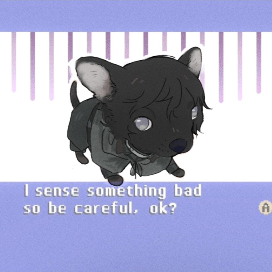 Moonami_bellboi's tweet photo. Rhoea as those ominous pups from Pocket Dogs for the Game Boy Advance #Outsider #oc #originalcharacter #pocketdogs https://t.co/PygN5pFtPs