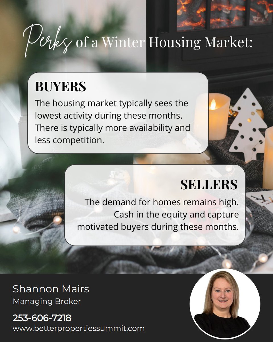 The winter real estate market is hot! Looking to buy or sell? Don't wait – seize the moment in this competitive market. Let's find your perfect match! #winterhousingmarket #realestate #realestateprospect #homebuying #homebuyer #housingmarket