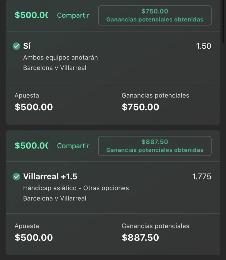 DocPicks777's tweet photo. Estamos de vuelta 👀💸⚽️

Vamos a buscar un Freepick para al rato para que se les pegue un poco de mi buena racha 

#LaLiga #BarcaVillarreal #LasPalmasRealMadrid https://t.co/AOrkmUajvl