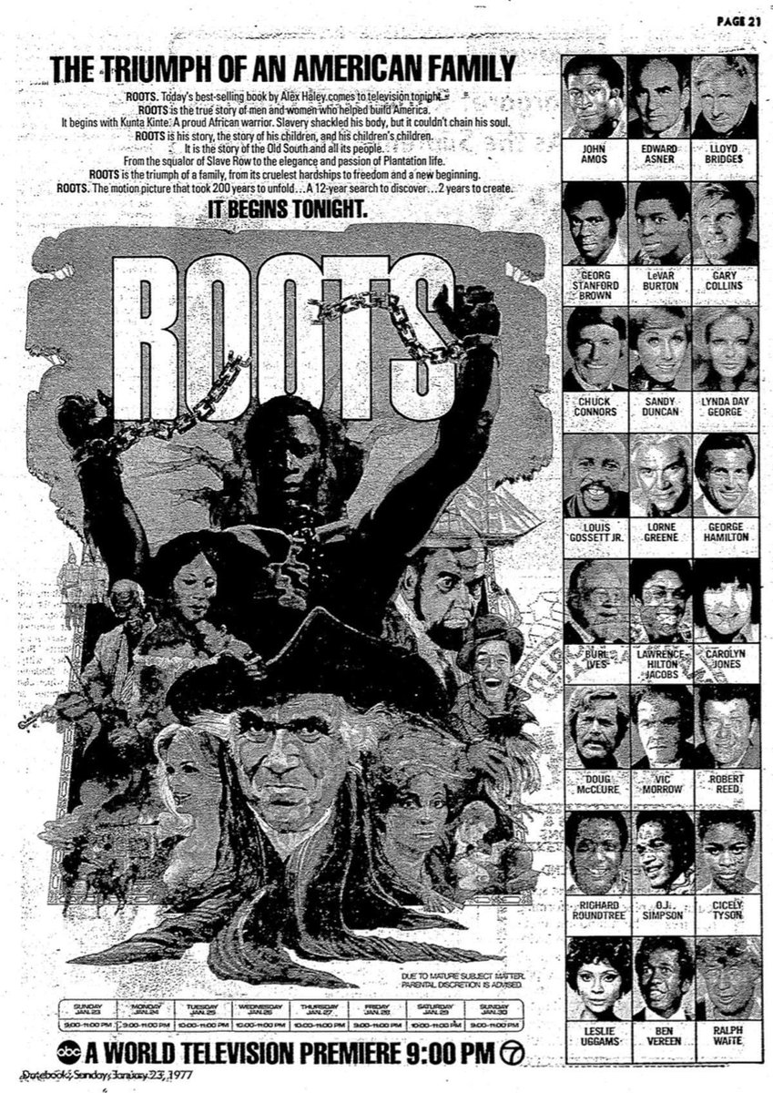 47 years ago, Roots premiered and its power in influencing my own cultural identity can not be overstated