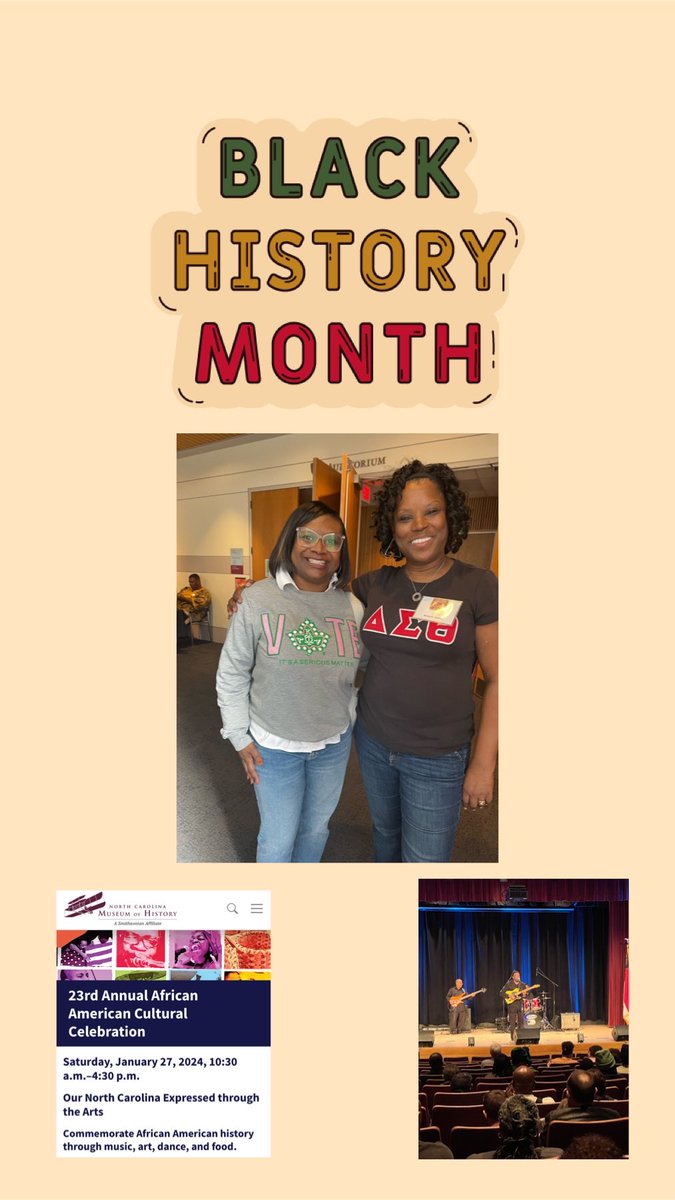 We are kicking off Black History Month by volunteering today at the NC Museum of History. Always good to see ⁦<a href="/MJohnsonHostler/">Monika Johnson-Hostler</a>⁩ ⁦<a href="/Monika4Schools/">Monika For Schools</a>⁩. ⁦<a href="/RaleighDST/">Raleigh Alumnae DST</a>⁩ #sisters 🩷 ♥️
