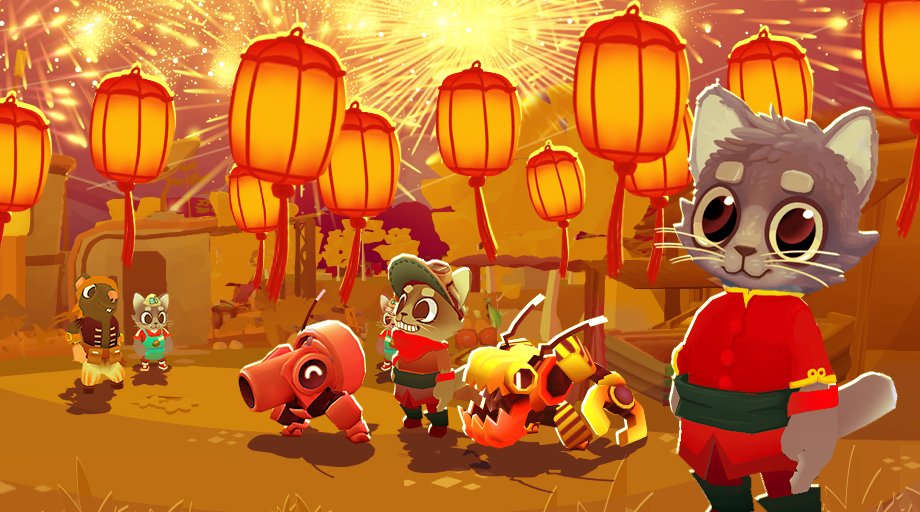 The latest Guild event, Red Moon Rising, has started. It's a new #Lunaryear for #Botworld! The arrival of Spring brings all Botmasters together to paint Botworld red, with the colour bringing good luck & good fortune. Light those lanterns & get lucky! #BotworldAdventure #rpg